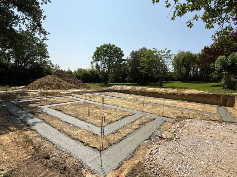 Coulage des fondations