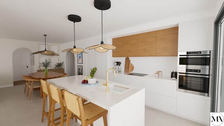Intérieur du nouveau projet de construction sur la commune de Labastide-Beauvoir