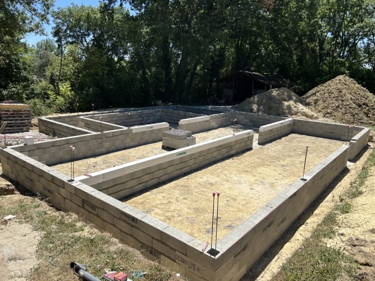 Construction du vide sanitaire