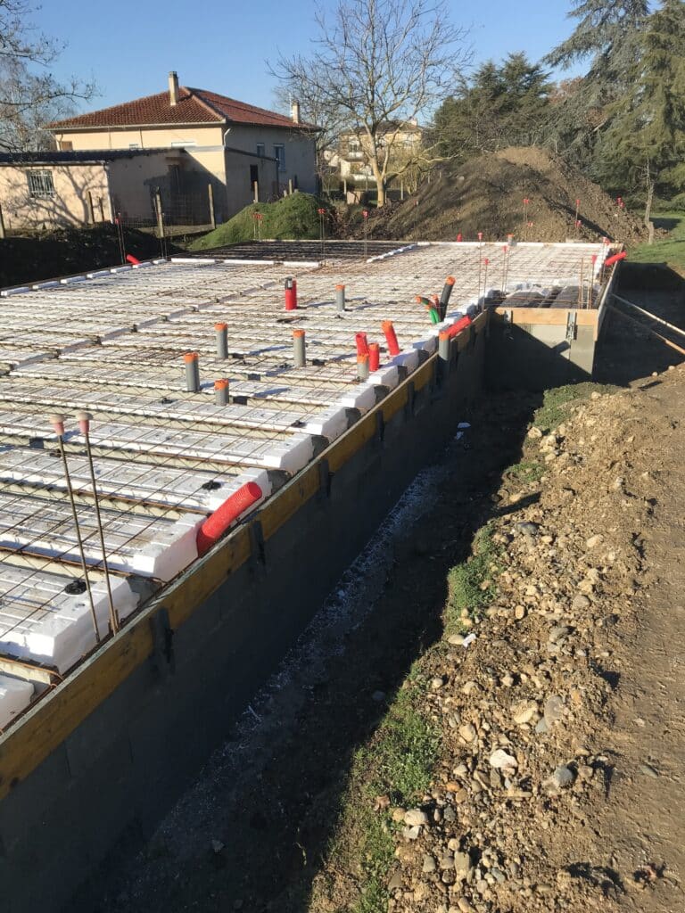 réalisation d'un plancher hourdis